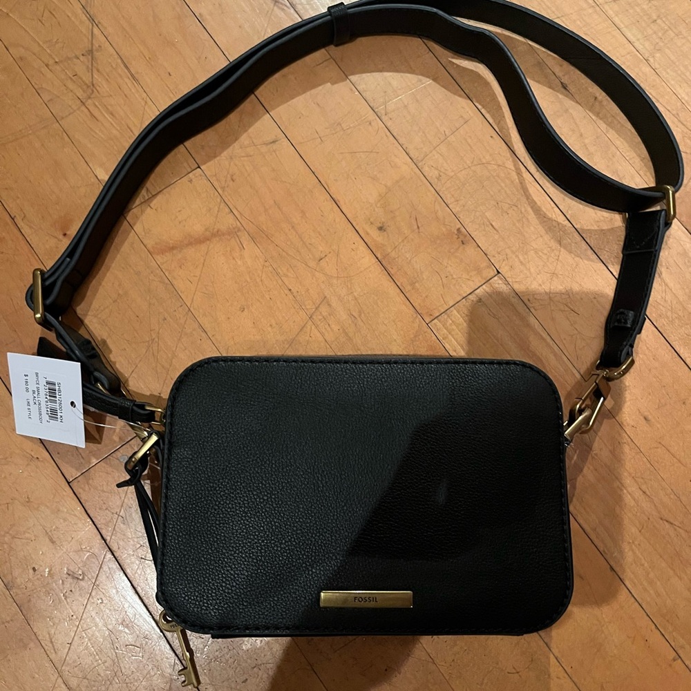 Fossil Black Crossbody Camera Bag ‘Bryce’ BNWT